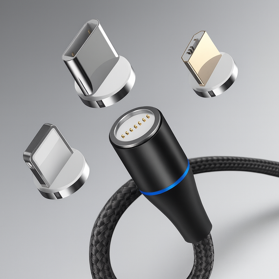 3-in-1 Magnetic Fast Charging Cable