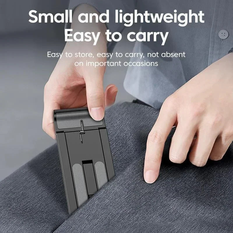 Quality Foldable Adjustable Phone Stand – Compact, Strong & Portable
