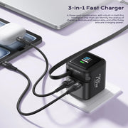 70W GaN Fast Charger with Retractable USB-C Cable media 7