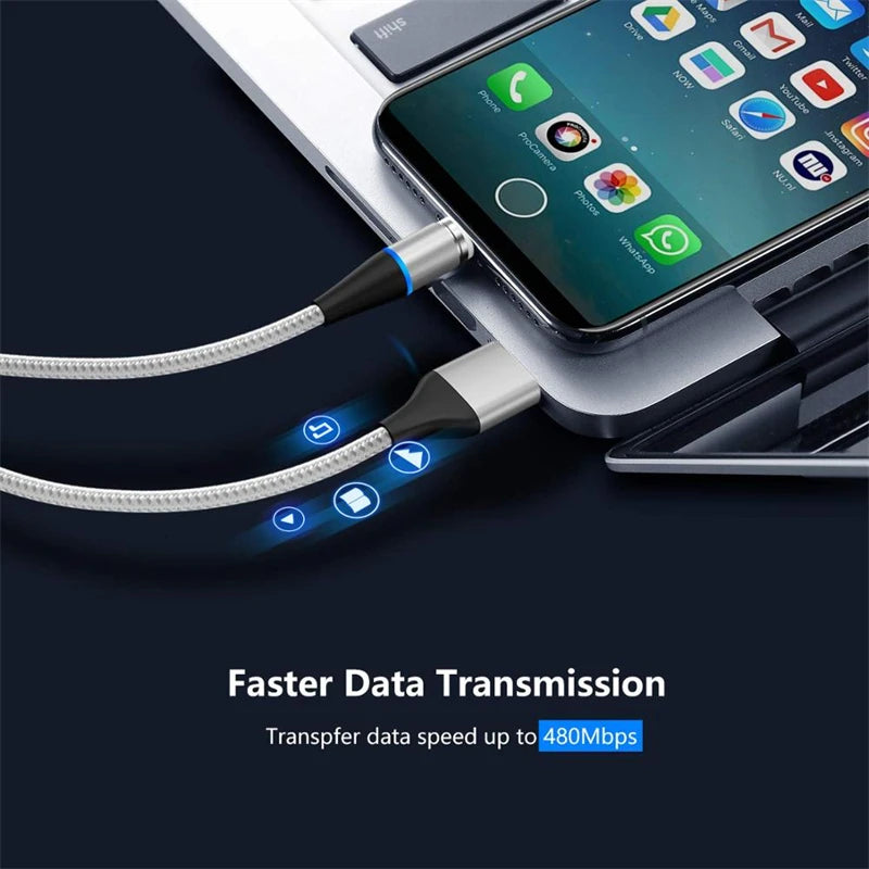3-in-1 Magnetic Fast Charging Cable