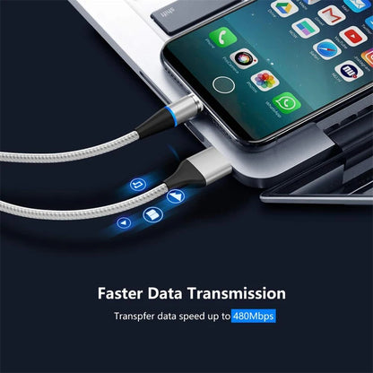 3-in-1 Magnetic Fast Charging Cable